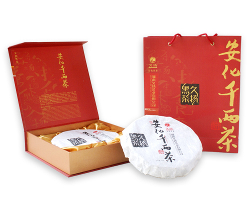 爱达黑茶俱乐部供应的久扬2011出品750g安化千两茶礼盒