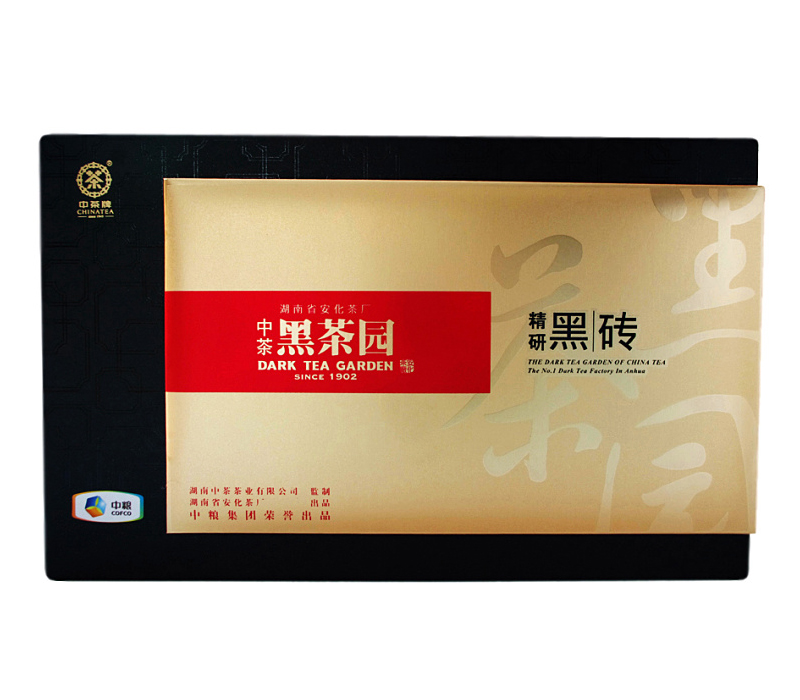 精研黑砖礼盒1700g(中茶2012)2