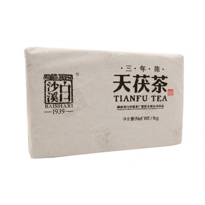 天茯茶三年陈礼盒1kg(白沙溪2017)